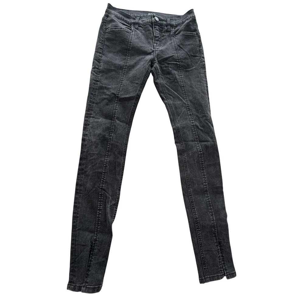 BDG Jeans Womens 28 Gray Charcoal Wash Mid Rise Skinny Stretch Denim 29x30